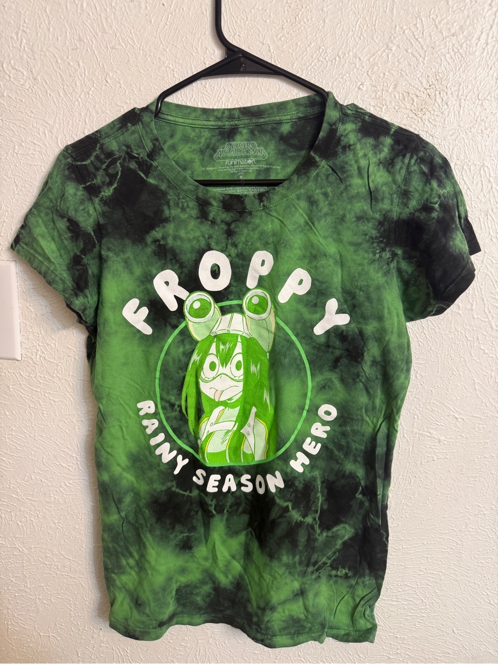 Tsuyu Asui Froppy Green Tie-Dye Women’s Graphic Tee - My Hero Academia